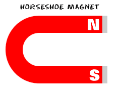 Horseshoe magnet.